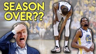 Doctor REACTS to Kevin Durant LEG INJURY! Season Ending??