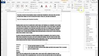 Align Objects in Word