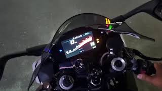 경고합니다 오토바이 bmw s1000rr m팩 표준 배기음