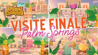 VISITE FINALE de mon ÎLE PALM SPRINGS ! Animal Crossing New Horizon