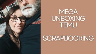 MEGA UNBOXING TEMU - #SCRAPBOOKING #artteraphy