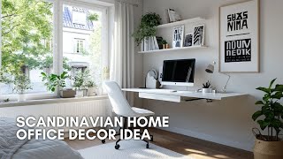 Scandinavian Home Office Decor Ideas on a Budget | Transform Your Workspace