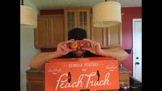 Visit To THE PEACH TRUCK | UNBOXING PEACHES From THE PEACH TRUCK