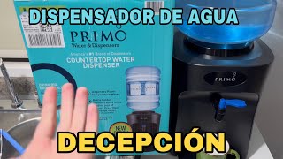 Garrafonero Primo Dispensador de Agua Primo Countertop