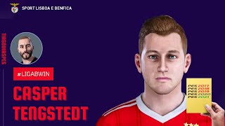 Casper Tengstedt @TiagoDiasPES (SL Benfica, Rosenborg BK, AC Horsens) Face + Stats | PES 2021