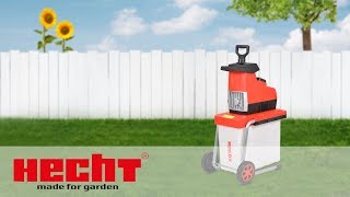 HECHT 6285 XL Elektro Häcksler - Der ideale Gartenhelfer!