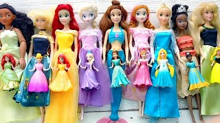 Disney Princess Dress Transformation DIY Miniature Ideas for Barbie~ Wig, Dress, Faceup, and More!