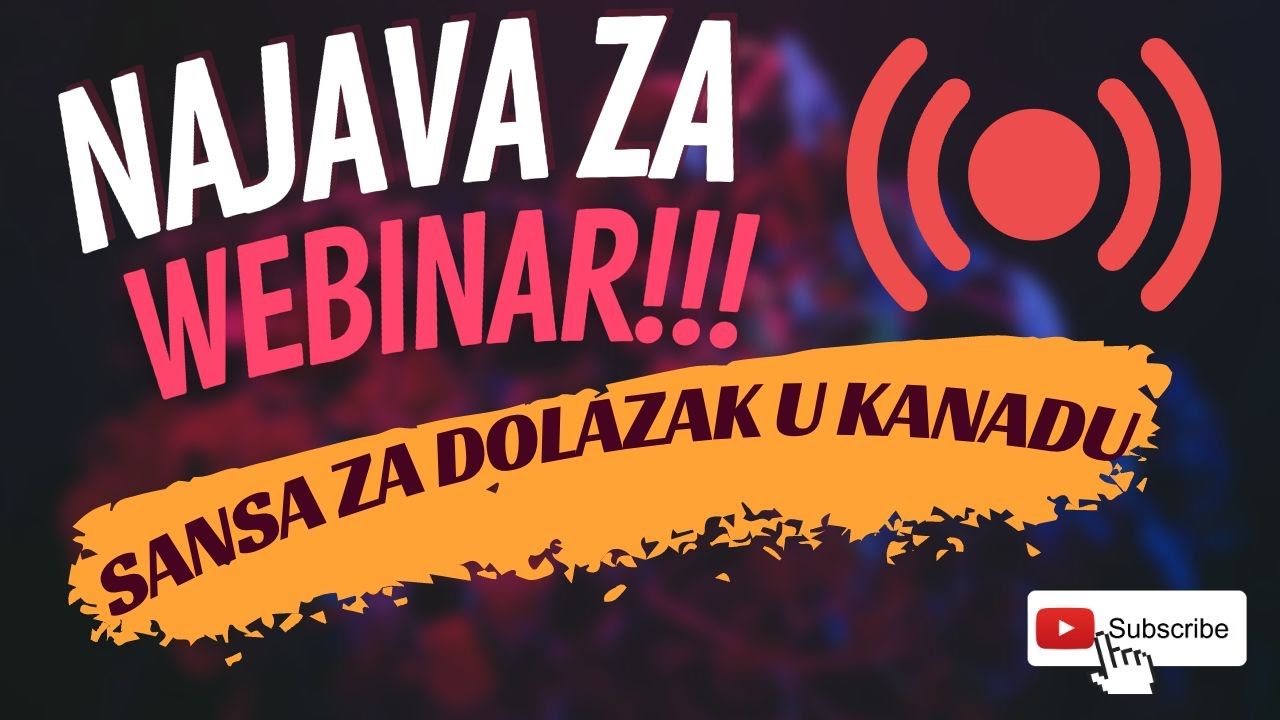 Da Li Ste Spremni Za Dolazak U Kanadu??? - YouTube