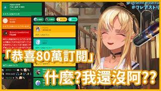 【歌回】恭喜80萬訂閱...什麼?我還沒阿??【不知火フレア / 不知火芙蕾雅】