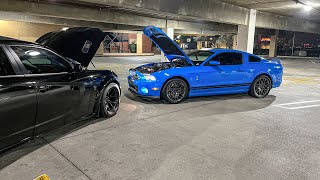 Taking my Shelby to its first meet and ran into this...