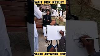 live sketching in park .public reaction ..🤩😮😮😲👍subscribe #trending