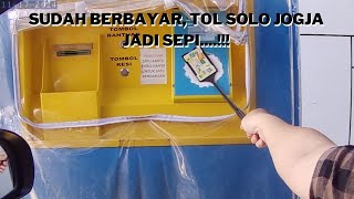 Sudah Berbayar, Tol Solo Jogja Jadi Sepi....!!!