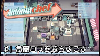 【Automachef オートマシェフ 実況#1】食品ロスを減らすには？レストラン版FACTRIOで料理を全自動化 【4.屋台料理】