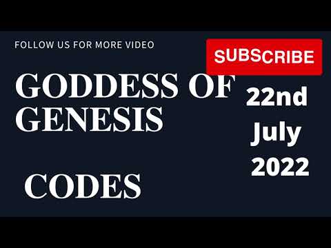 [NEW] Goddess of Genesis Codes 22 July  Goddess of Genesis Gift Code