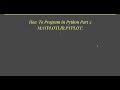 Graphing with matplotlib.pyplot to make a scatter plot with error bars