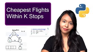 Cheapest Flights Within K Stops - Leetcode 787 Python | Algorithm explained | Dijkstra Algorithm