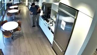Man charged with faking slip and fall caught on camera