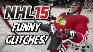 NHL 15 Funny Glitches, Hits & Moments! #6