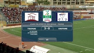 Highlights Trapani-Crotone 3-0, 41^ giornata SerieB 14.05.16 ©TrapaniCalcio.it