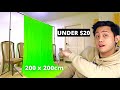 Cheapest Green Screen Stand (200x200cm) | Unbox & Assembly Shopee Backdrop Stand