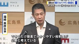 湯崎知事　宿泊税の速やかな導入目指す　「簡素でわかりやすい税制度が必要」と強調