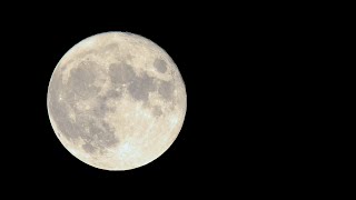 2021 추석 보름달 / Chuseok Full Moon Filmed in 4K by -wA-