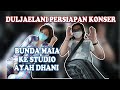 Senangnya Dul Jaelani !!! Bunda Maia temani latihan di Studio Legend-nya Ayah Dhani !!!