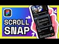 Horizontal Scroll Snap | Advanced Figma Prototyping