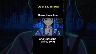 Guess the show and the song  | random #shorts #anime #edit #amv