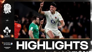 HIGHLIGHTS | 🏴󠁧󠁢󠁥󠁮󠁧󠁿 ENGLAND V IRELAND ☘️ | 2024 GUINNESS MEN'S SIX NATIONS RUGBY