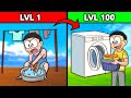 Nobita Opened Washing Shop 😱 || Funny Game 😂