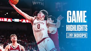 South Dakota at Nebraska | HIGHLIGHTS | Big Ten Basketball | 11/27/2024