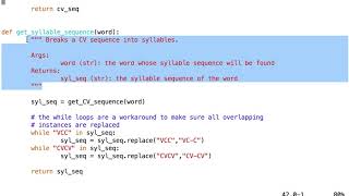 syllable script in python part1