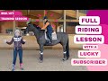 𝐑𝐄𝐀𝐋 𝐋𝐈𝐅𝐄 𝐓𝐑𝐀𝐈𝐍𝐈𝐍𝐆: Ride A Grand Prix Horse (YRS subscribers get to ride our horses!!) | 𝐏𝐚𝐫𝐭 𝟐