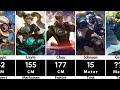 Revealing the Height of Every MLBB Heroes - Mobile Legends