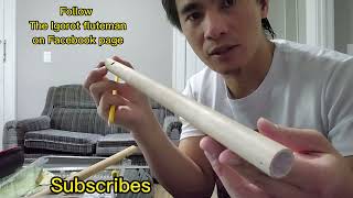 How to Make a Key Of A Whistle type bamboo flute toturial
