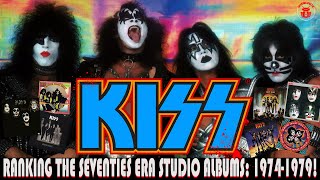 KISS: Ranking the Studio Albums - The Seventies! (1974-1979) #70smusic #kiss #lovegun #vinylrecords