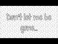 Goner - Twenty One Pilots Lyrics