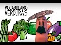 Vocabulario verduras español, aprender vocabulario español