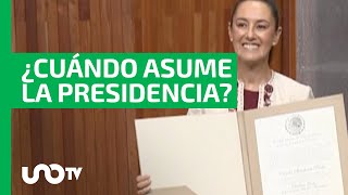 ¿Cuándo toma posesión Claudia Sheinbaum? Ésta es la fecha oficial para el cambio de presidente