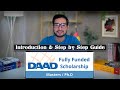 Study in Germany DAAD Scholarship 2023 | Eligibility and Requirements | Introduction | Episode 1