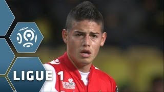 James Rodriguez's 1st GOAL in Ligue 1 and GREAT Game | AS Monaco-Rennes- 2013/2014