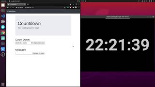 Countdown Timer in Python with Flask and Selenium