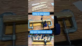 DIY repair of wind damage door jamb