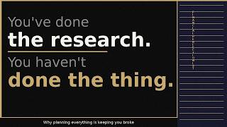 Why You've Done All The Research But Still Haven't Started (The Financial Perfectionist Pattern)