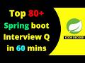 Top 80+ Spring boot Interview Questions and Answers in 60 min | 2026 | Code Decode