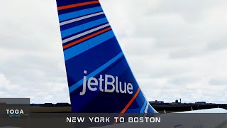 [P3Dv5.2] FSLabs A320 | jetBlue | New York - Boston