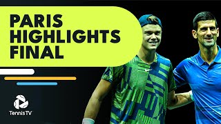Holger Rune vs Novak Djokovic For The Title 🏆 | Paris 2022 Final Highlights