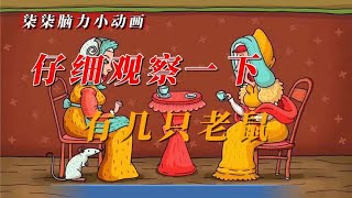 「柒柒脑力小动画」有几只老鼠？