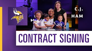 C.J. Ham Signs Contract Extension with the Minnesota Vikings